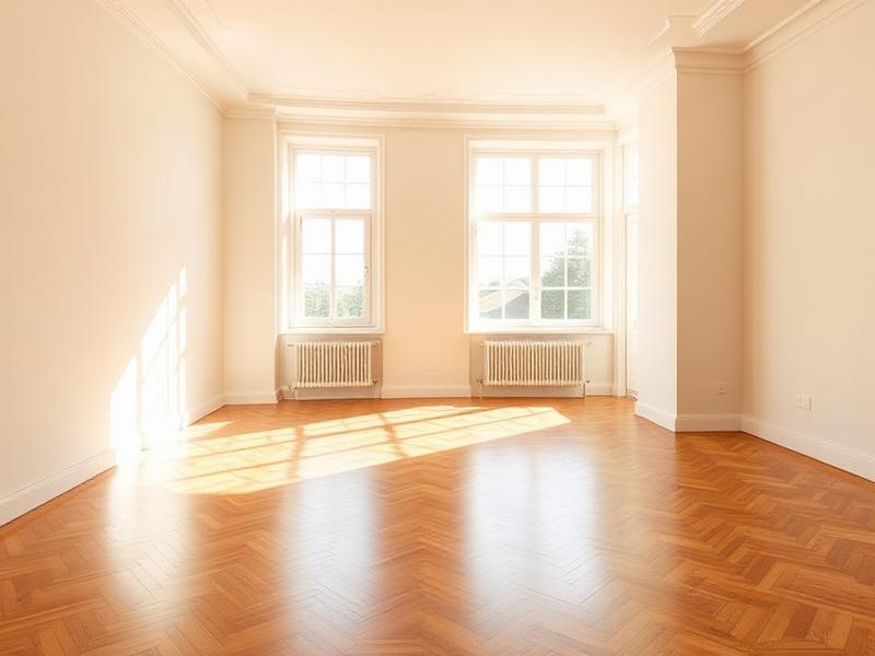 Appartement lumineux au parquet en chevrons, prêt à être aménagé